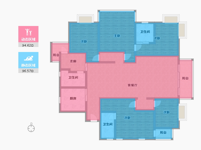 广东省-深圳市-俊景豪园-175.00-户型库-动静分区