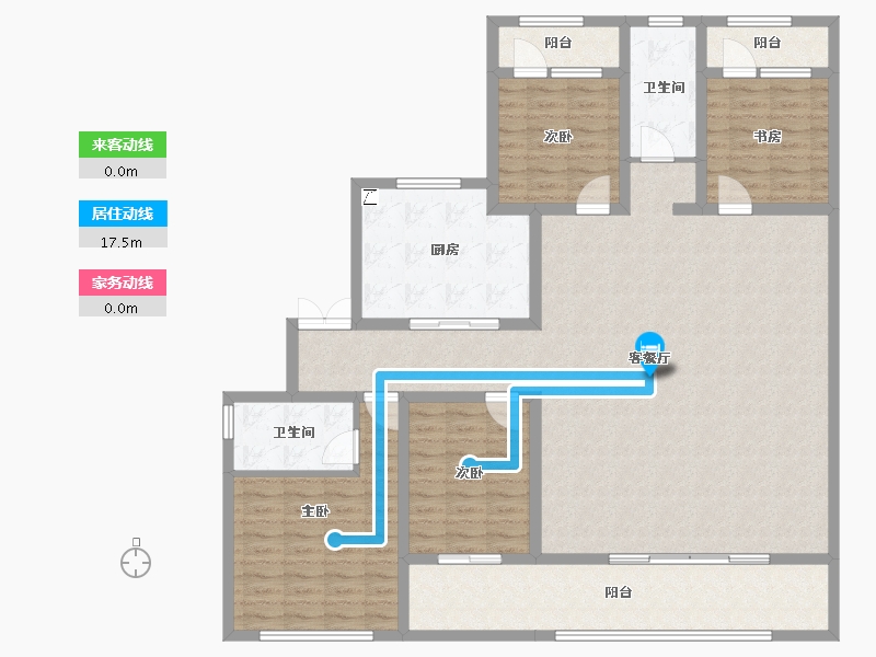 山东省-青岛市-青建金宸府-151.58-户型库-动静线