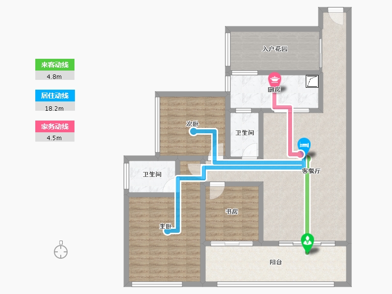 四川省-南充市-御龙湾-146.00-户型库-动静线