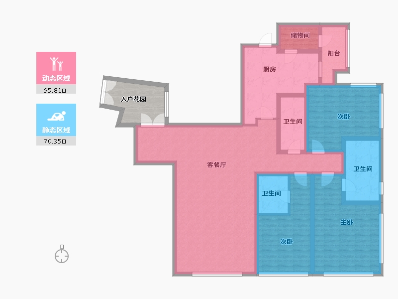 湖北省-武汉市-恒隆府-157.01-户型库-动静分区