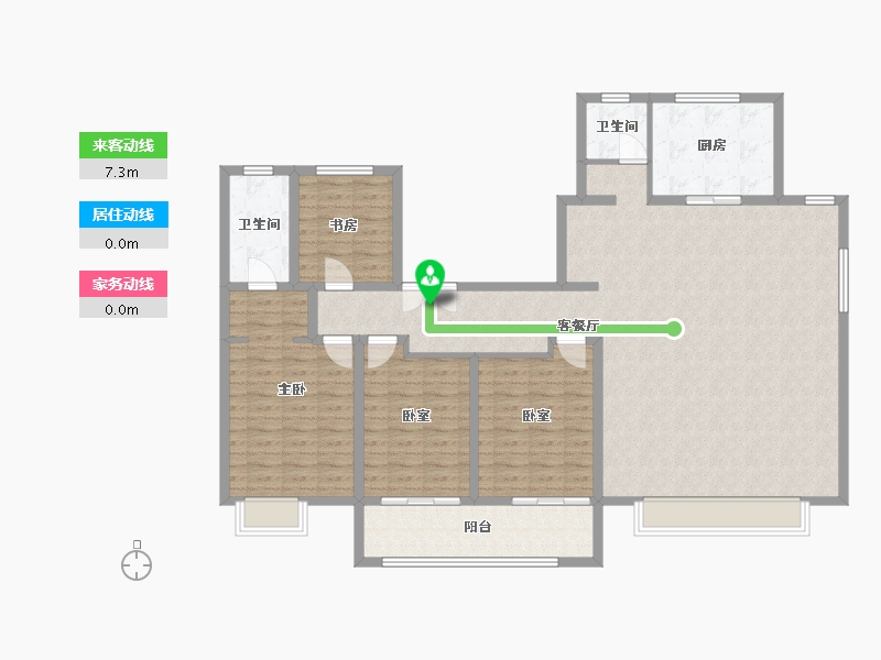 山东省-东营市-金湖学府-144.00-户型库-动静线