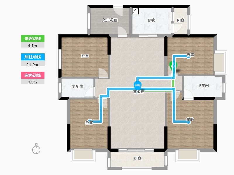 广东省-东莞市-碧海云天海岸城-128.35-户型库-动静线