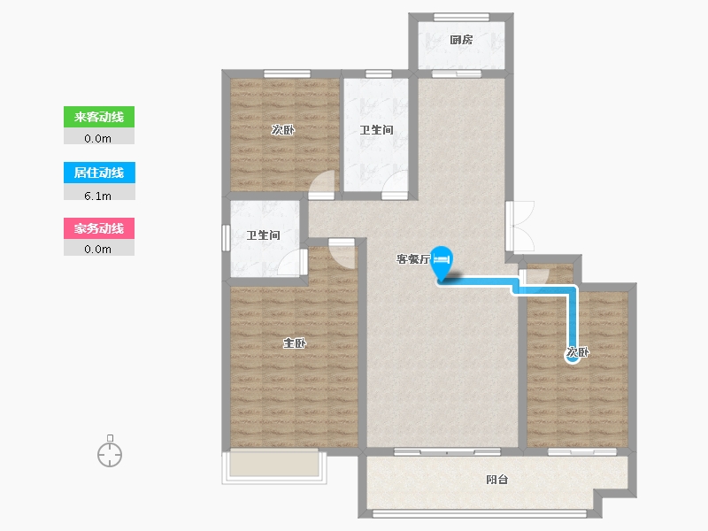 山东省-临沂市-新城府邸-120.00-户型库-动静线