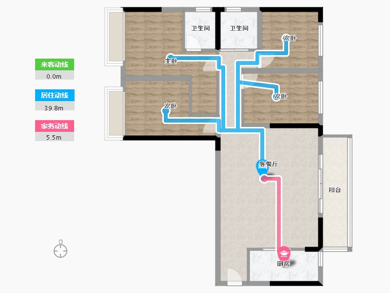 四川省-成都市-新鸿基悦城-110.00-户型库-动静线