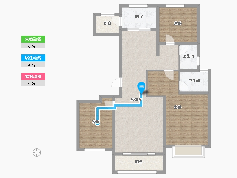 山西省-运城市-铭基悦龙台-二期-120.00-户型库-动静线