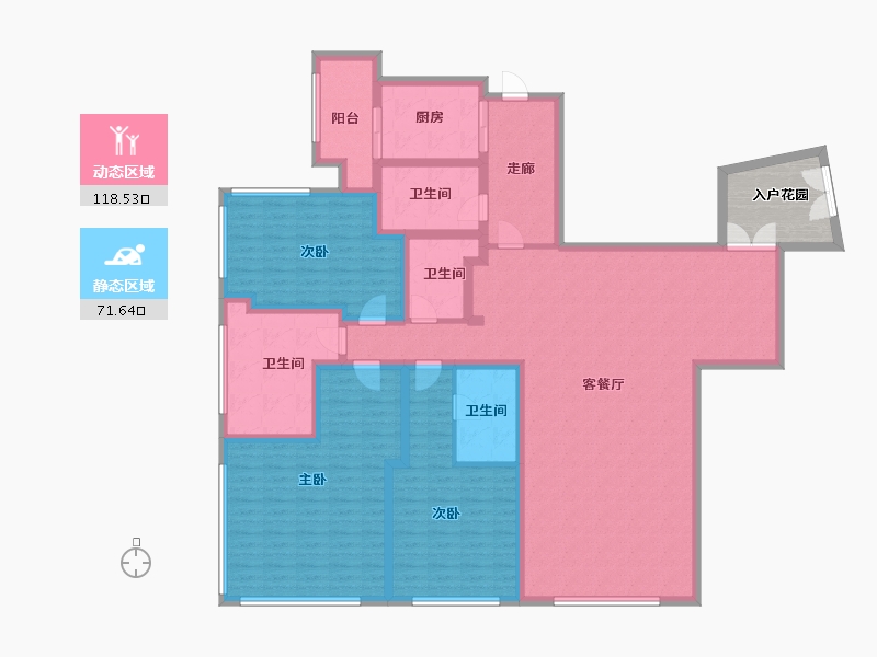 湖北省-武汉市-恒隆府-178.41-户型库-动静分区