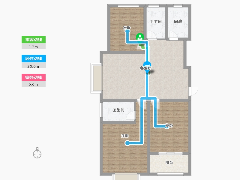 山东省-济宁市-惠馨苑(建设中)-103.00-户型库-动静线