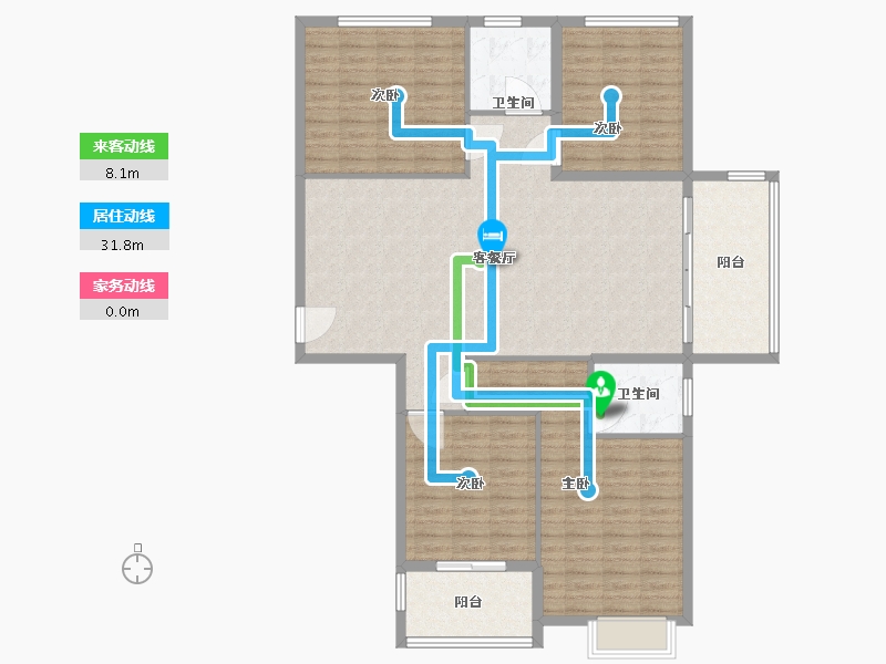 福建省-莆田市-荔浦小区-133.00-户型库-动静线