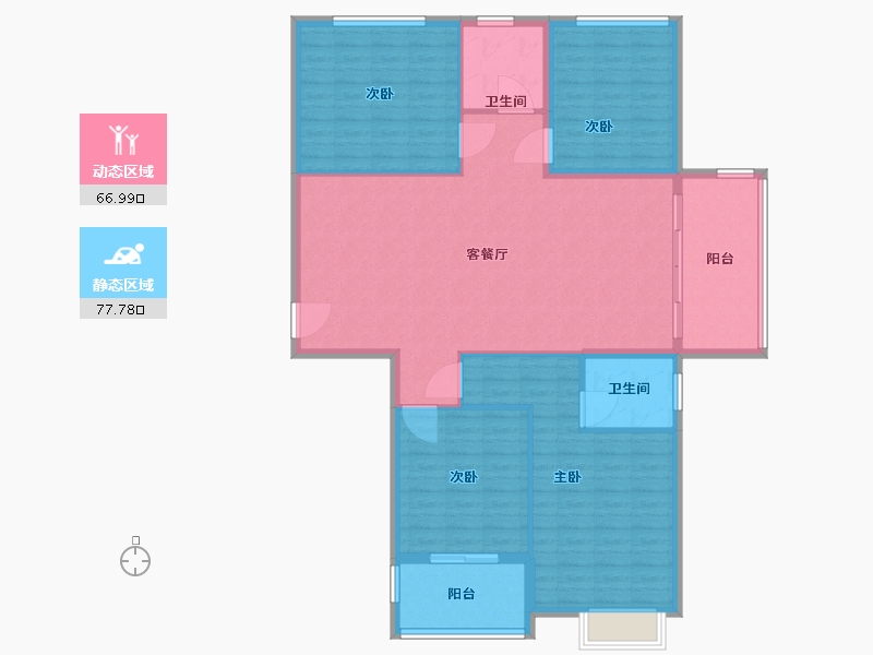 福建省-莆田市-荔浦小区-133.00-户型库-动静分区