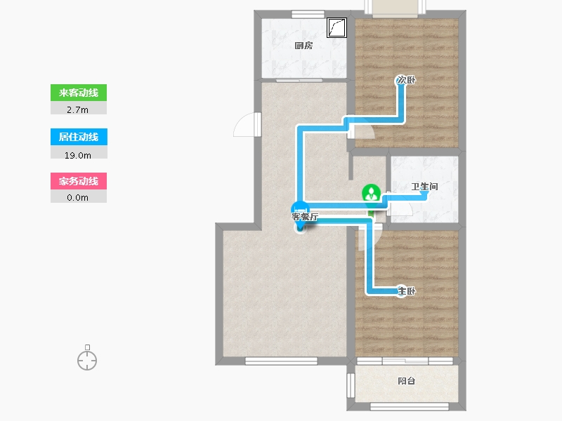 山西省-晋中市-绵建绿苑-74.00-户型库-动静线