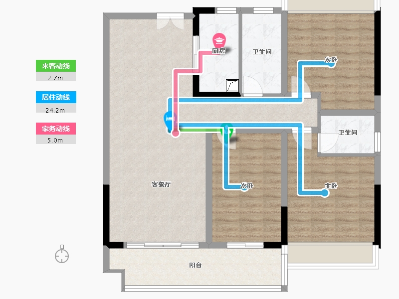 江苏省-淮安市-荷玥名都-104.00-户型库-动静线