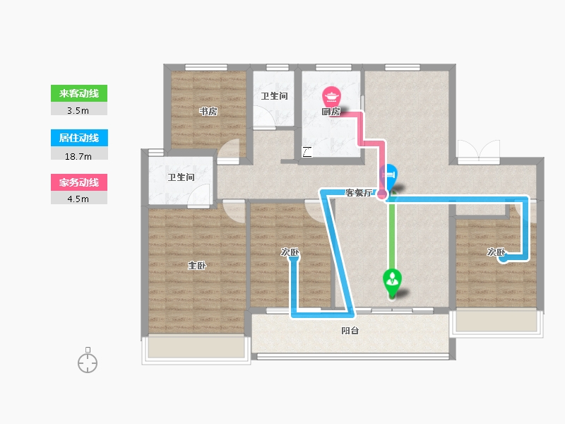 山东省-济南市-中电建国誉府-109.89-户型库-动静线