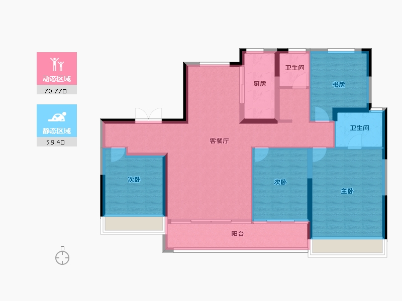 山东省-济南市-中电建国誉府-117.00-户型库-动静分区