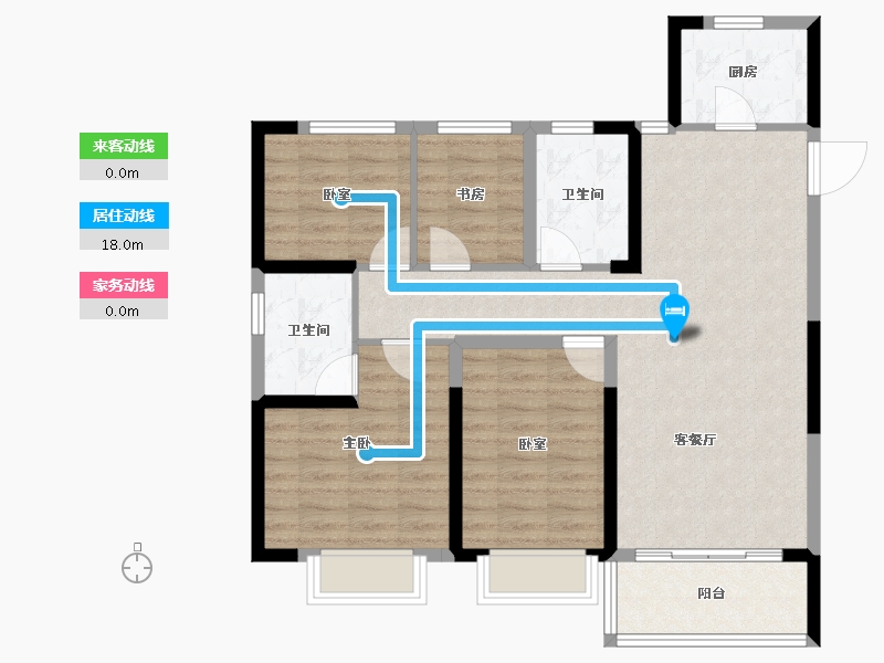 山东省-济南市-融润璟城-92.00-户型库-动静线