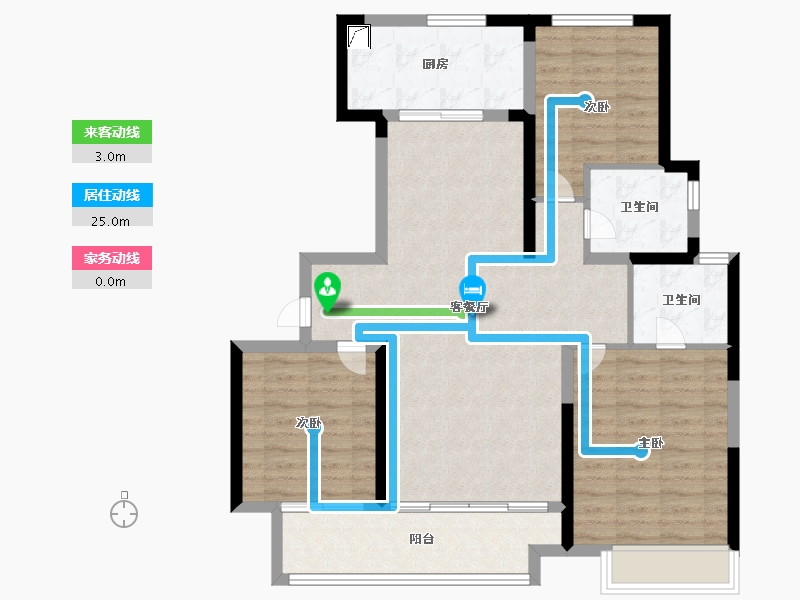 山东省-济南市-中电建国誉府-95.99-户型库-动静线