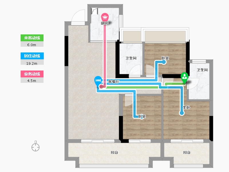 安徽省-淮北市-迦美凯兴府-78.67-户型库-动静线