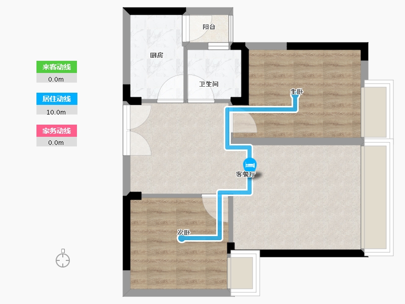 四川省-泸州市-玖臣壹品-56.00-户型库-动静线