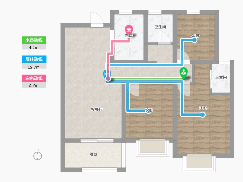 湖北省-武汉市-光明府-120.00-户型库-动静线