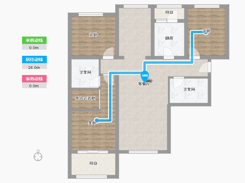 北京-北京市-红木林-南区-104.00-户型库-动静线