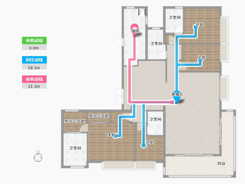 湖北省-武汉市-宸嘉100-244.01-户型库-动静线