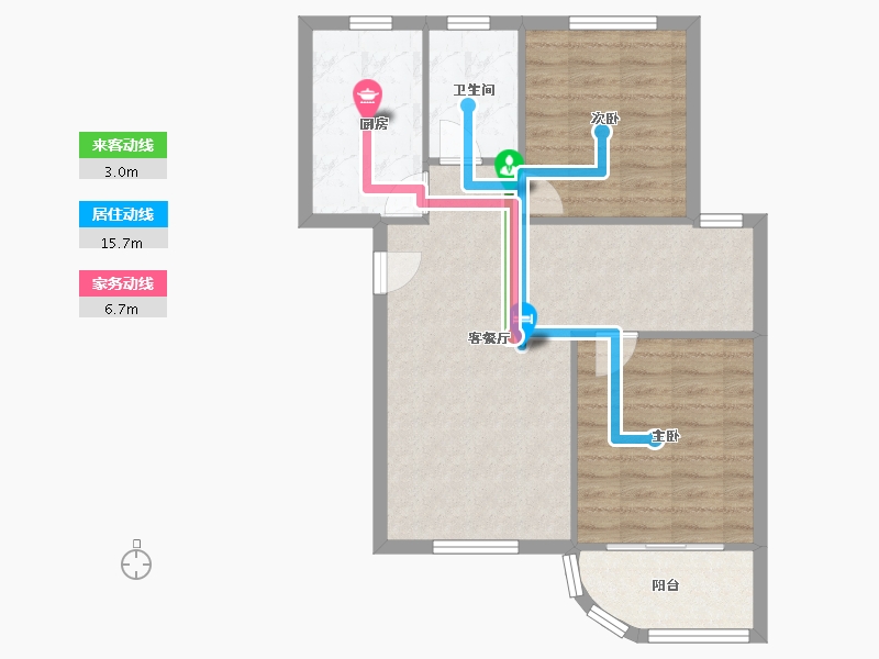 福建省-厦门市-前埔北区二里-83.00-户型库-动静线