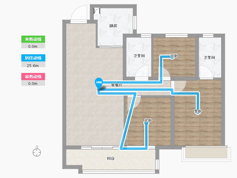 山东省-济南市-银丰国泰江悦-90.22-户型库-动静线