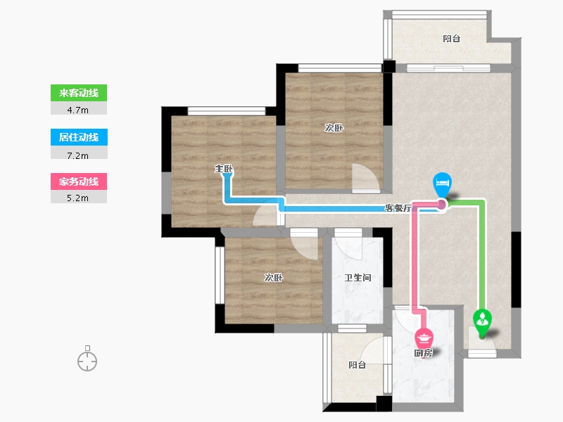 四川省-资阳市-柠都.天誉府-95.00-户型库-动静线