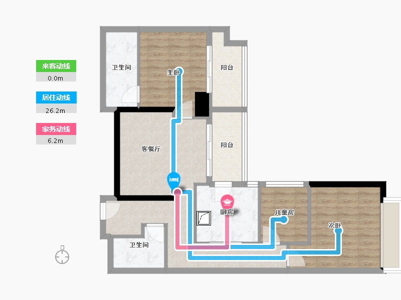 海南省-海口市-同康江语海-80.92-户型库-动静线