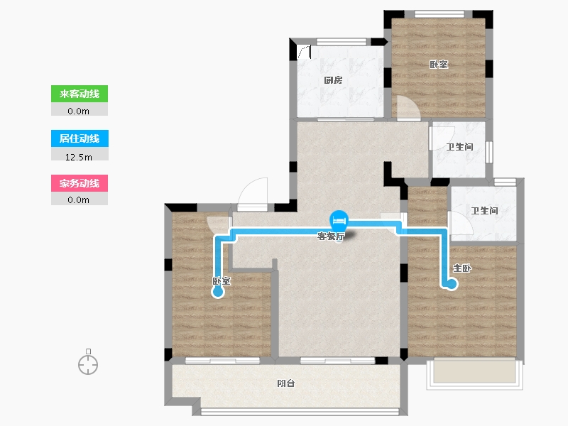 山东省-济南市-中博谦山-100.38-户型库-动静线