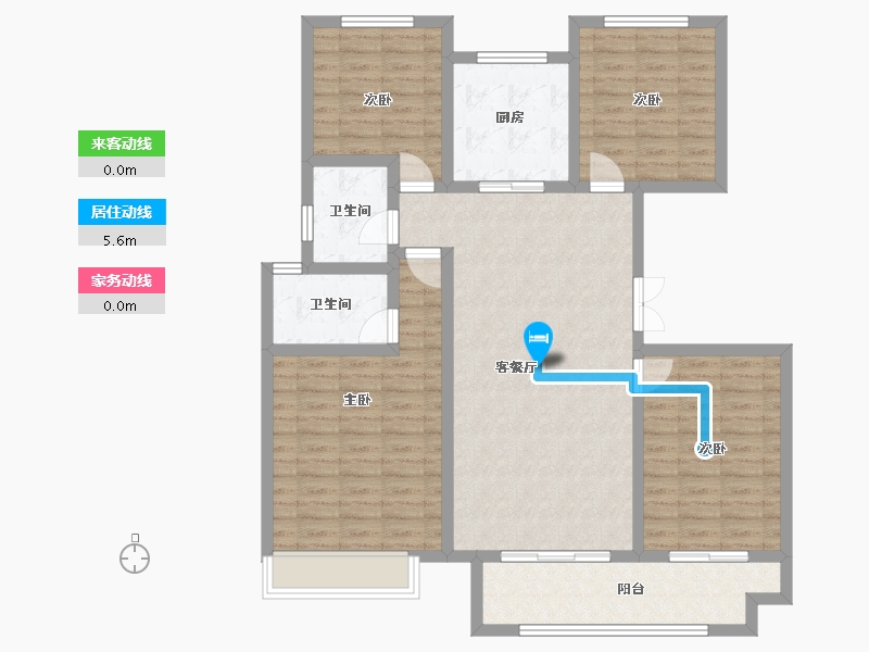 山东省-济南市-汇众天樾府-115.00-户型库-动静线