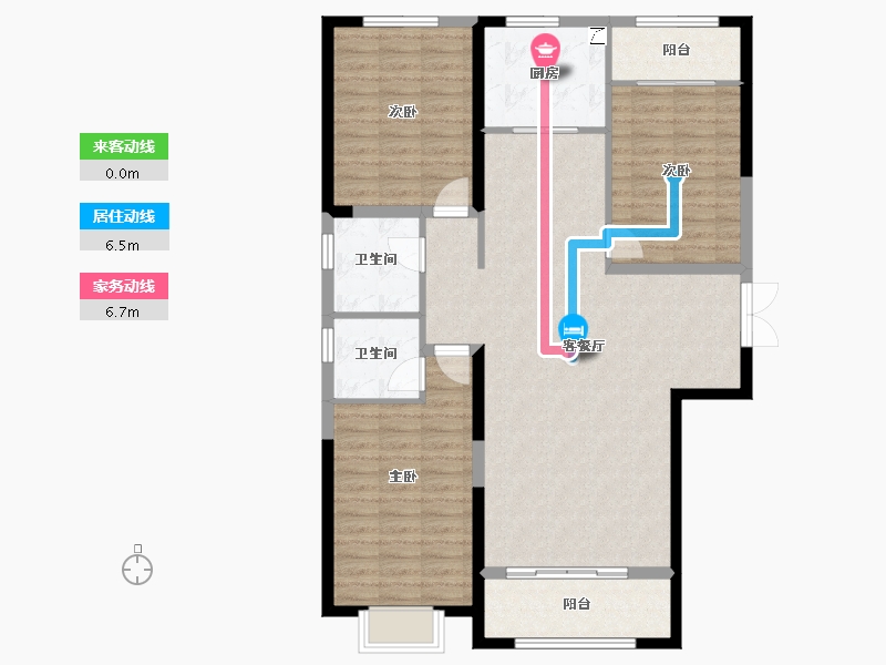 山西省-阳泉市-泉民华府-112.89-户型库-动静线