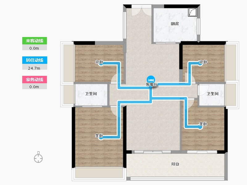 广东省-河源市-华丰国贸金湾-113.60-户型库-动静线