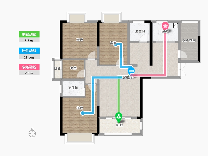 河南省-漯河市-昌建天城-120.00-户型库-动静线