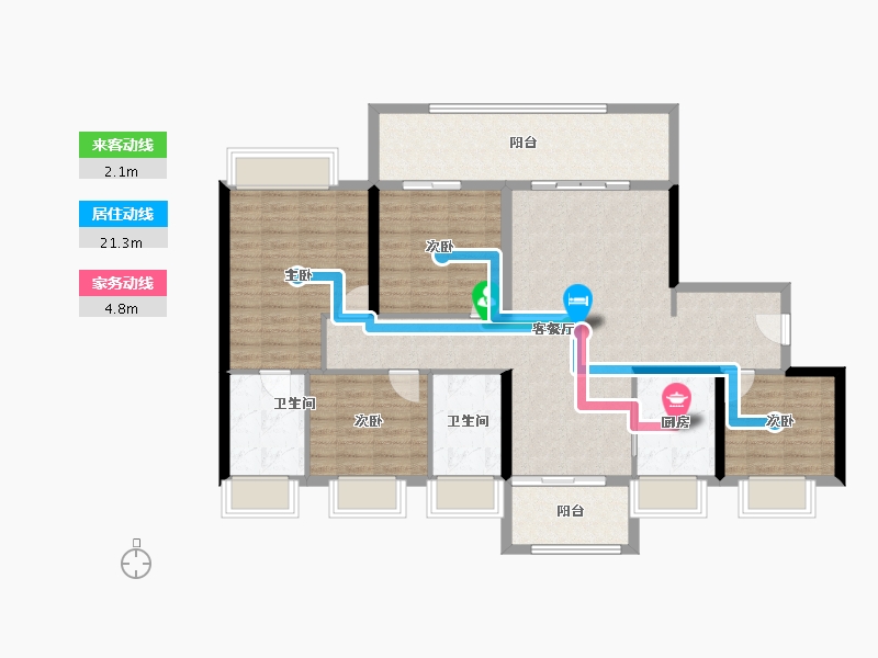 广东省-广州市-中建玖玥湾-114.41-户型库-动静线