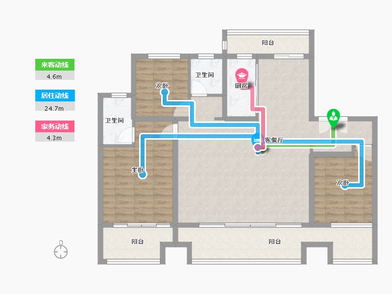 河南省-商丘市-奥莱康桥明月湾-116.34-户型库-动静线