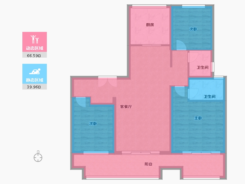 河南省-商丘市-奥莱康桥明月湾-95.20-户型库-动静分区