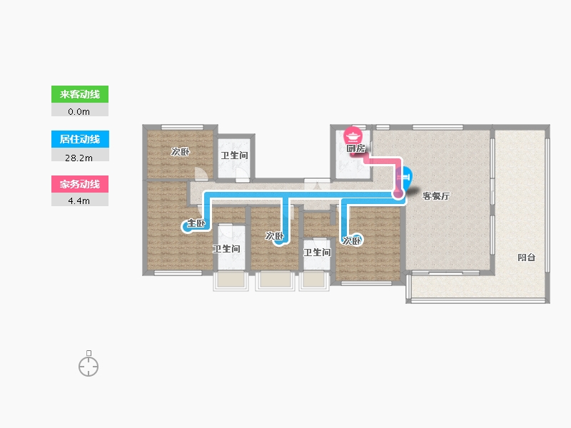 河南省-商丘市-奥莱康桥明月湾-148.00-户型库-动静线