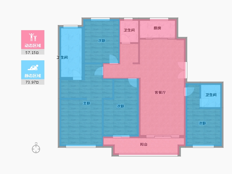 河南省-商丘市-葛天文化城-118.40-户型库-动静分区