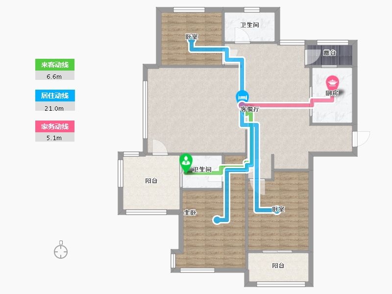 江苏省-苏州市-嘉业阳光假日-110.10-户型库-动静线