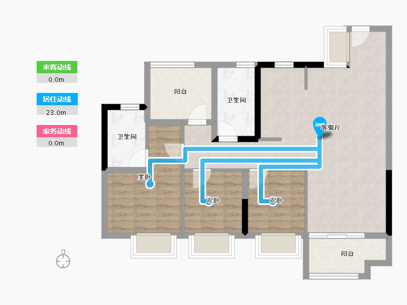 广东省-广州市-国贸学原-83.94-户型库-动静线