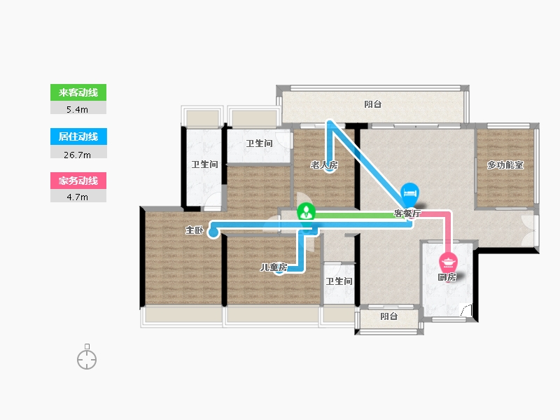 广东省-河源市-保利188阅江台-148.77-户型库-动静线