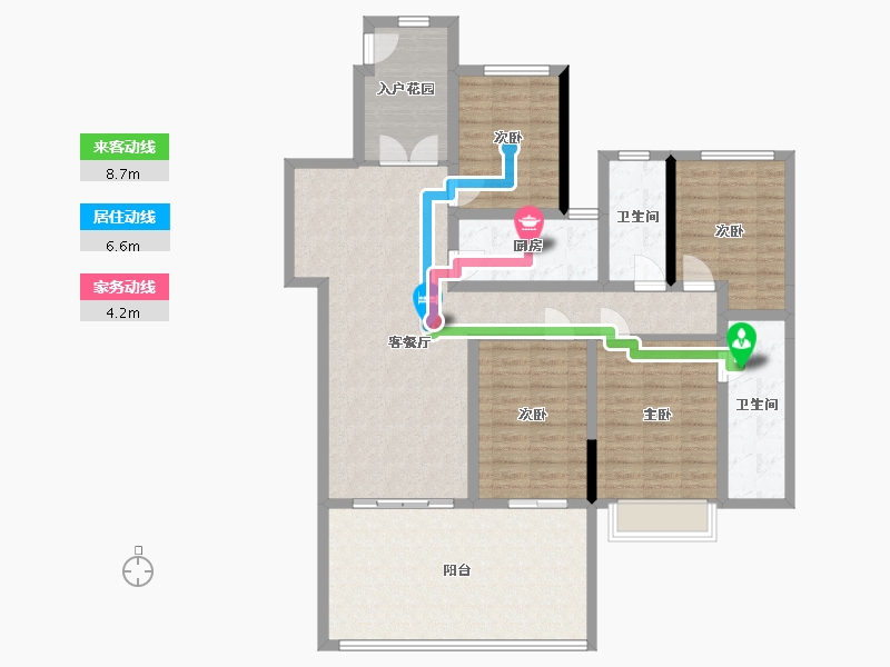 云南省-临沧市-海棠佳园-124.00-户型库-动静线