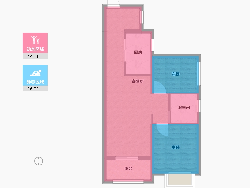 广东省-广州市-中建·鄂旅投·岭南悦府-50.65-户型库-动静分区