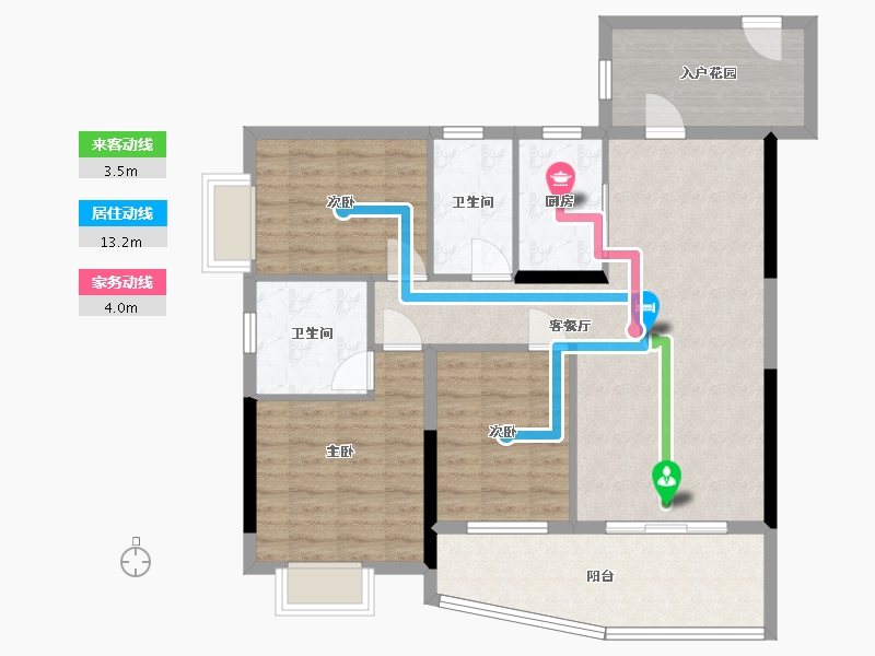 广东省-惠州市-蓝湾半岛-80.00-户型库-动静线