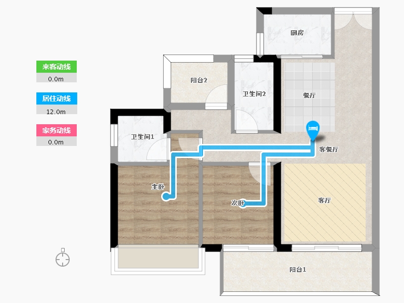 广东省-惠州市-天益府-68.25-户型库-动静线