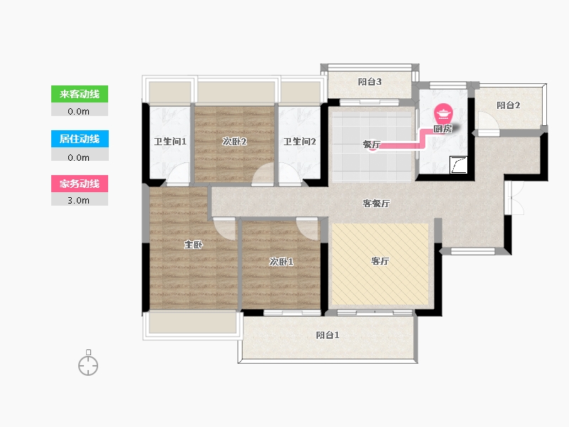 广东省-惠州市-天益府-100.01-户型库-动静线