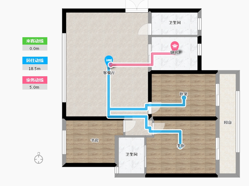 山西省-忻州市-御龙庭-92.00-户型库-动静线