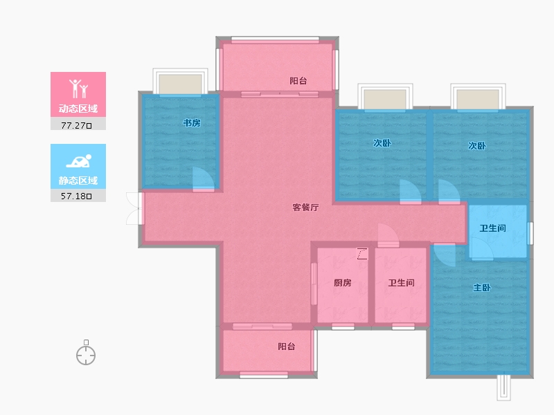 贵州省-黔南布依族苗族自治州-18年金山棚改安置区-120.21-户型库-动静分区