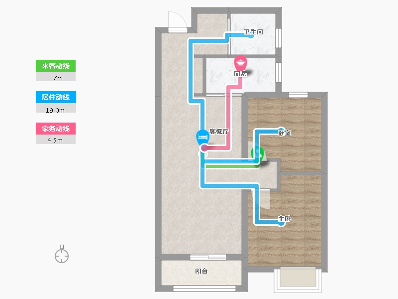 河北省-承德市-旭阳北国森林-75.00-户型库-动静线