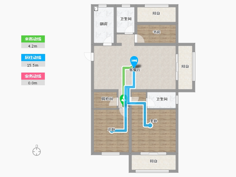 山东省-青岛市-青岛印象湾-104.01-户型库-动静线